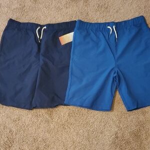 Kids Blue and Navy Swim Shorts (2)